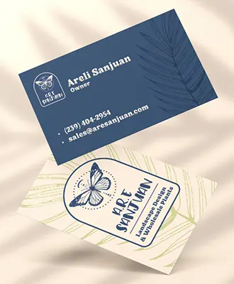 Logo and business card design for A.R.E Sanjuan.