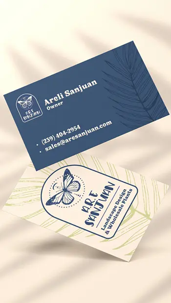 A.R.E Sanjuan business cards.